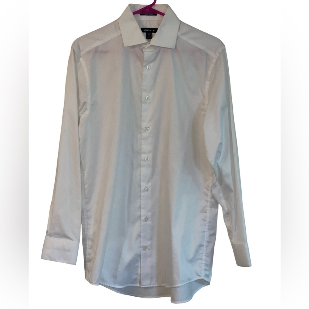 Claiborne men’s wrinkle free  dress shirt. Size 15 GUC